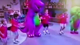 Barney. The gaggle giggle wiggle dance.