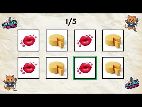 Palabras al Ritmo #4 | Nivel Fácil, Medio y Difícil