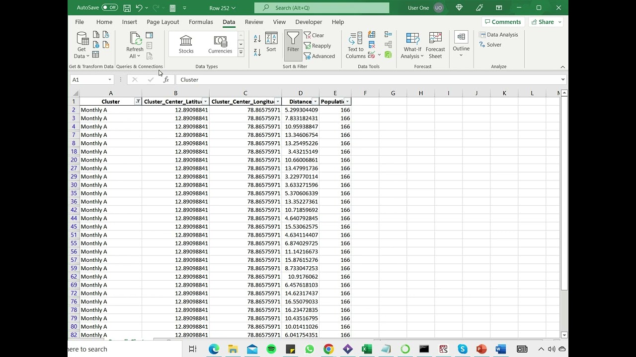 How to unfilter in Excel