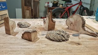 Cutting  A Burl Up For Blanks