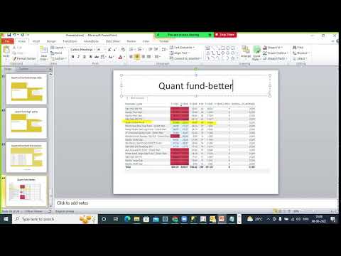 Mutual funds analysis