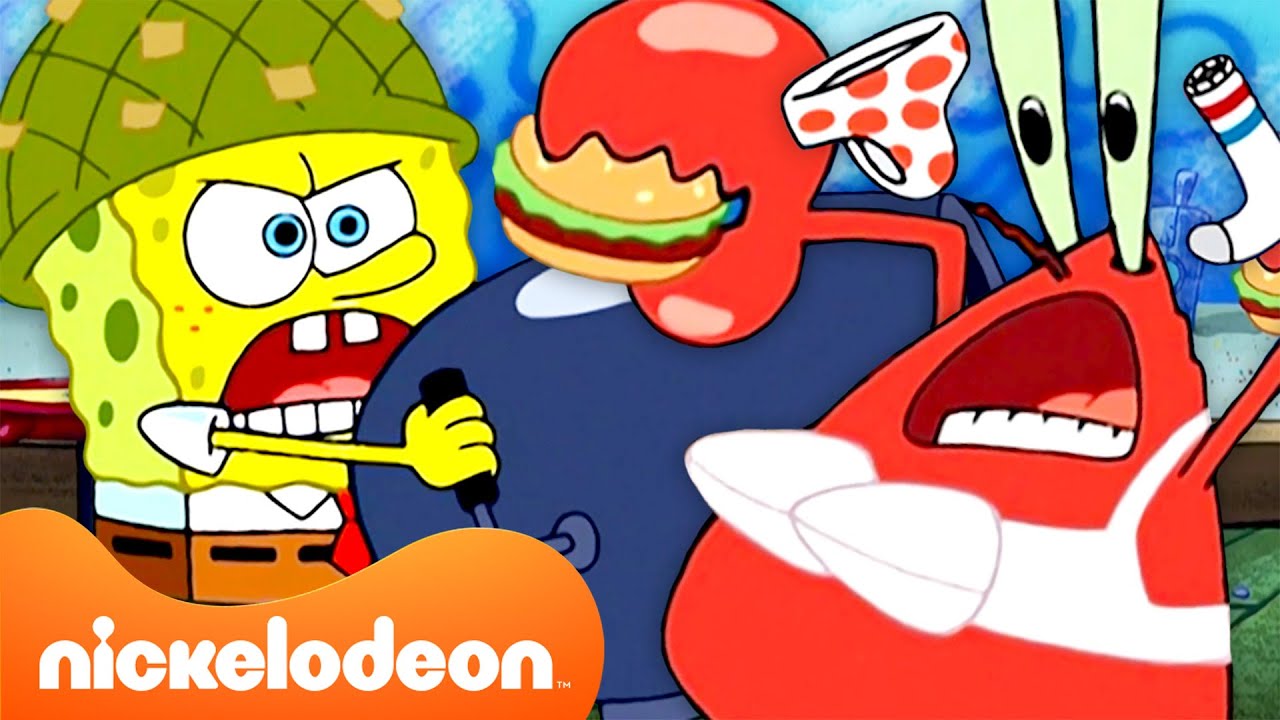 SpongeBob | Adegan paling ikonik SpongeBob (Musim 1–3) 🧽 | Nickelodeon Bahasa