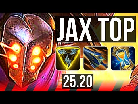 JAX vs ORNN (TOP) | 18/1/4, Quadra, Legendary, 41k DMG | EUNE Master | 25.20