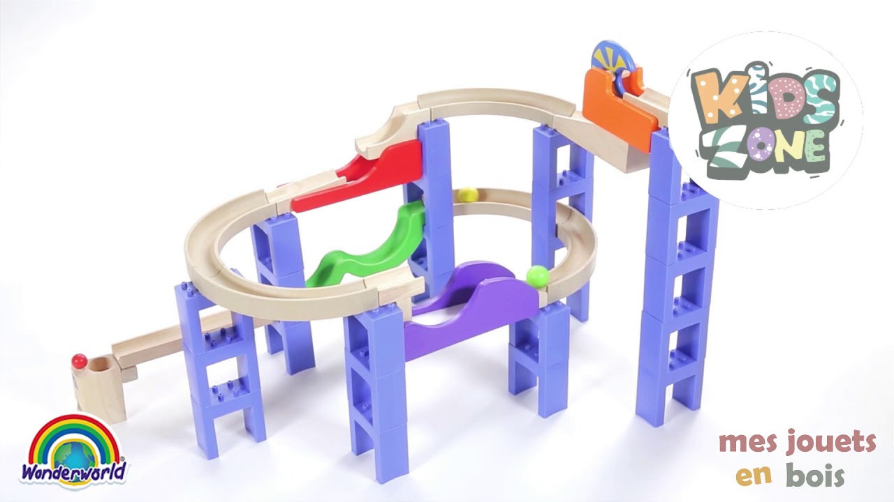 Circuit à billes en bois pour enfant - Rebond