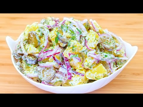 The tastiest German salad! I never tire of eating this salad!