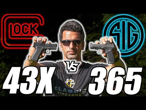 Glock 43x vs Sig P365