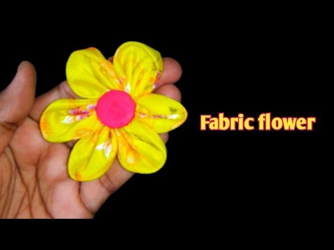DIY || How to Make Beautiful Fabric Flower.