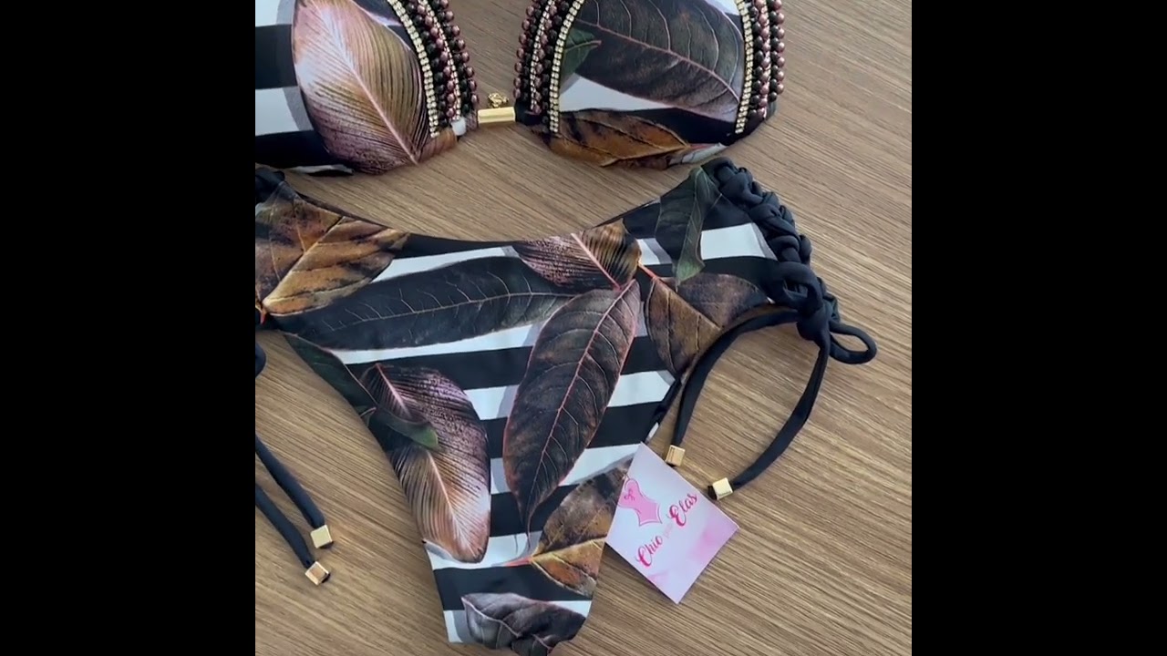 Biquíni Luxo Malta - Calcinha Empina BumBum