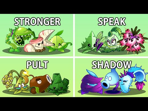 Random 4 Team Plants Battlez - Which Team Plant Will Win? PvZ 2 Team Plant Battlez