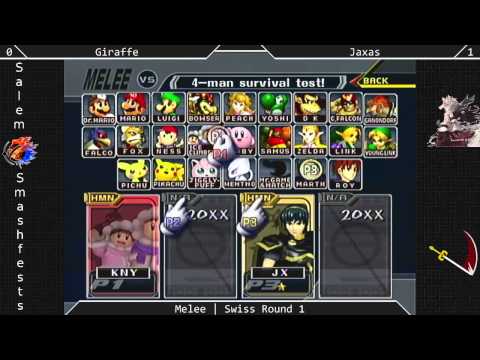 [Melee|07-12-15] Swiss R1: Giraffe (Donkey Kong, Sheik) VS Jaxas (Marth)
