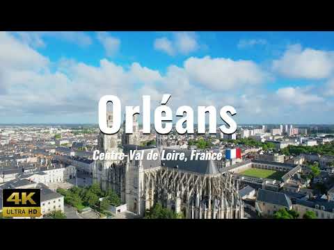 Orléans - France (4K drone footage)