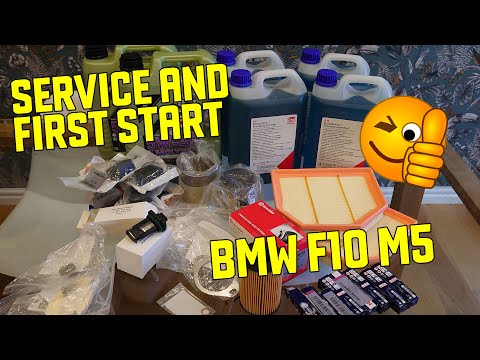Salvage BMW F10 M5 Engine Service and 1st Start, All Good ?