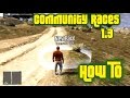 Community Races 1.3 для GTA 5 видео 2