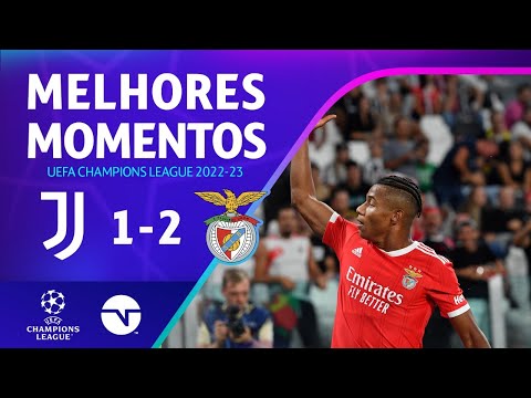 Gols e lances de Juventus x Benfica
