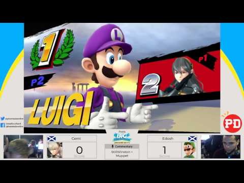 BIG Summer 2017 - Cemi (Corrin) Vs Edosh (Luigi) Pools WR1