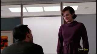 Mad Men - Peggy gives notice to Don Draper [Season 5]