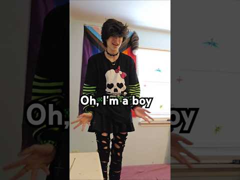 I'm just a femboy, still a boy #femboy #relatable #audio #emo #scene #outfit #me #fyp #shorts  #fun