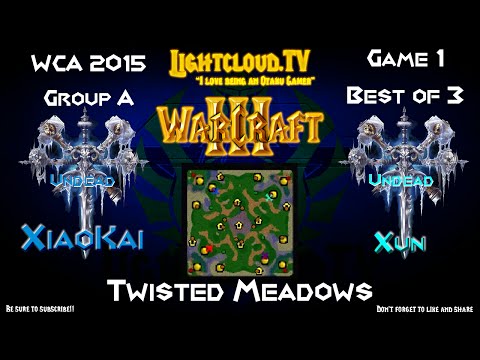 XiaoKai (UD) VS Xun (UD) - WC3 G1 - WCA 2015 Group A