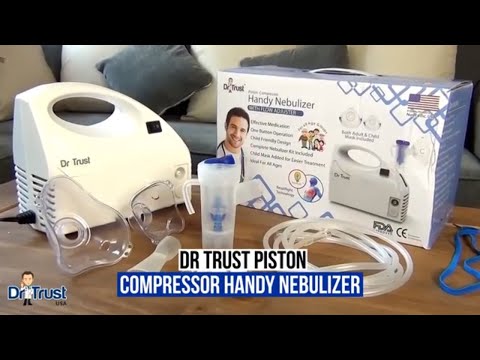 Dr Trust USA Piston Compressor Handy Nebulizer with Flow Adjuster 402 - Unboxing and How to Use