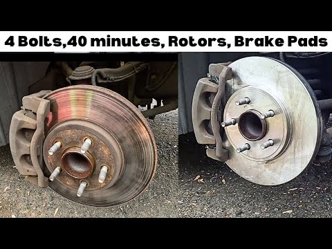 How To Change Front Rotors  Brake Pads Mercury Grand Marquis Ford Crown Victoria Lincoln TownCar DIY