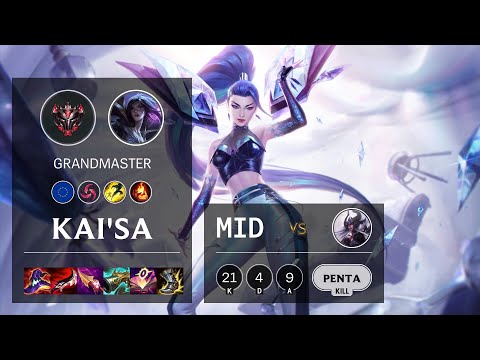 Kai'Sa Mid vs Syndra - EUW Grandmaster Patch 10.24