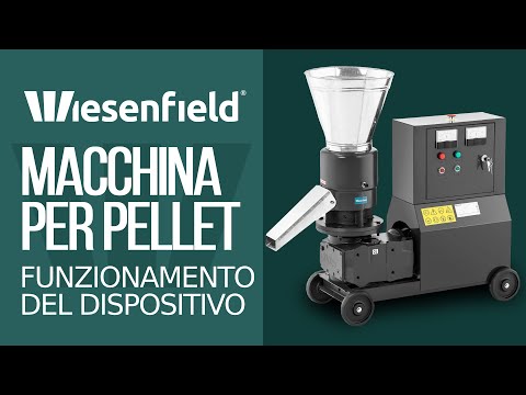 Video - Pellettatrice - Max. 200 kg/h - Ø 229 mm - 2 rulli