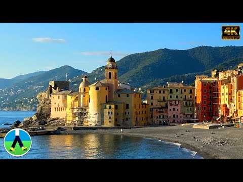 Camogli - A vila mais bonita da Riviera Italiana - Impressionante vila de pescadores tradicional