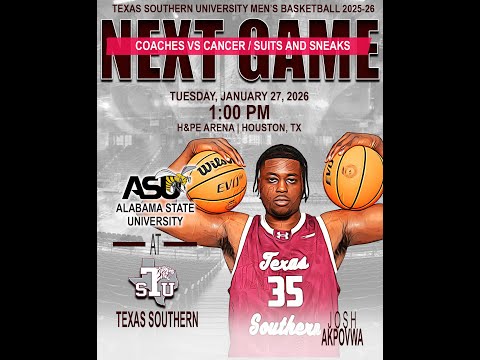***NCAA COLLEGE BASKETBALL*** TSU VS. ALABAMA STATE MBB