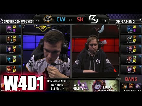 Copenhagen Wolves vs SK Gaming | S5 EU LCS Spring 2015 Week 4 Day 1 | CW vs SK W4D1G5 VOD 60FPS