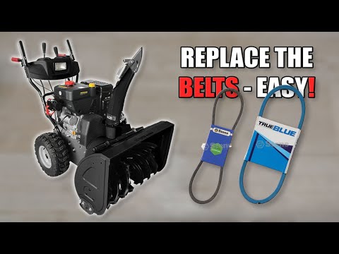 How to Replace Belts on a Snowblower