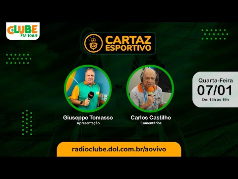 CARTAZ ESPORTIVO | RÁDIO CLUBE DO PARÁ | 07/01/2026