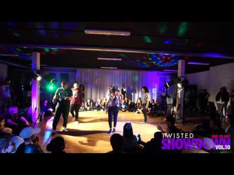 TFDA Showdown 2015 vol. 10 Popping final Parastoo & Jack (winners) vs. Hanna & Yerusaliem