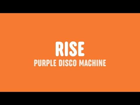 Purple Disco Machine - Rise (Lyrics) [feat. Tasita D'Mour]