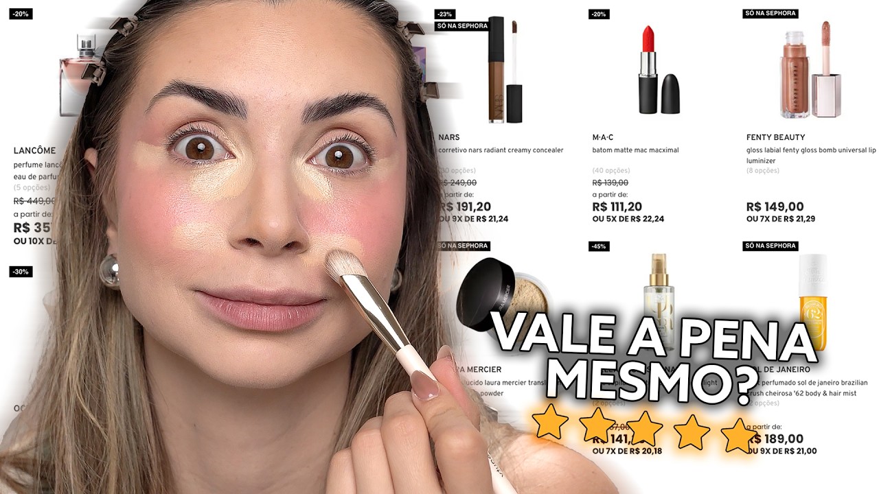 MAKE COM OS MAIS VENDIDOS DA SEPHORA
