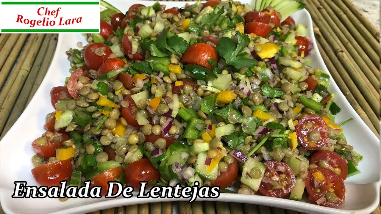 Ensalada De Lentejas ,Delisiosa Receta!