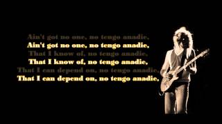 Santana - No One to Depend On (lyrics)