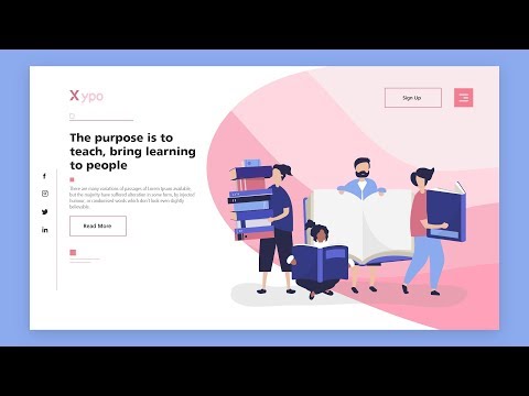 Web Design In Adobe XD | How To Make Website UI Design Using Adobe XD