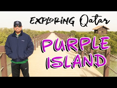QATAR : PURPLE ISLAND - WHY IS IT CALLED PURPLE ISLAND? #ALKHOR #PURPLEISLAND #QATAR