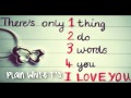 1 thing, 2 do, 3 words, 4 you. 