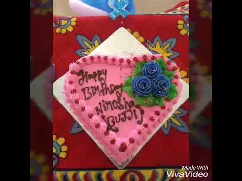 Bday surprise wish HAPPY BDAY NIROSHA