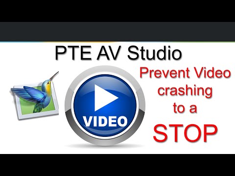 131 - 5 Minute Video - PTE AV Studio - Video crashes to a STOP