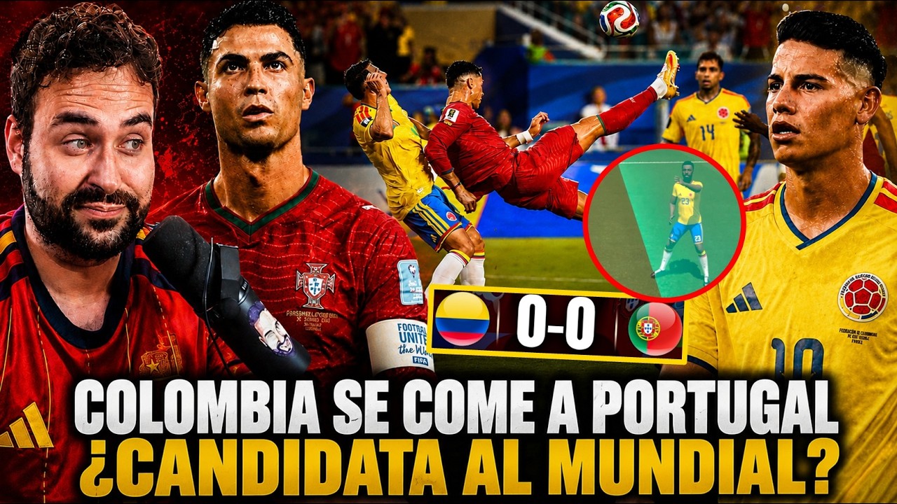 COLOMBIA se COME a PORTUGAL y PASA como PRIMERA ¡Qué BIEN JUEGAN! ¿CANDIDATA al MUNDIAL? ¿Y ROBO?