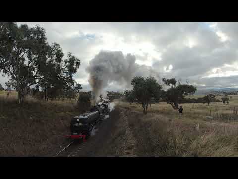 6029 Garratt running from Bathurst to Wimbledon, taken at Georges Plains.