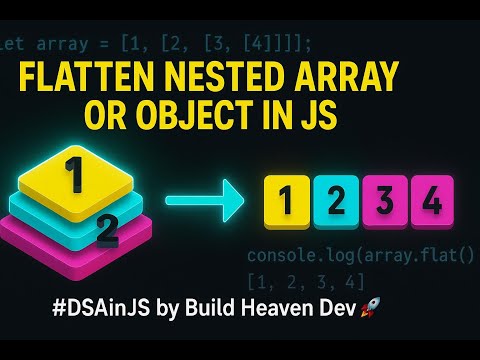 Flatten A Nested Array In Javascript Recursion Explained Step By Step
