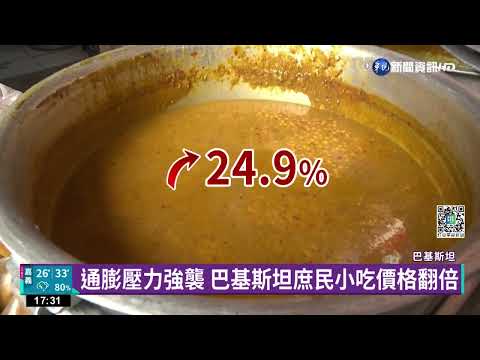 通膨籠罩巴基斯坦 消費物價指數創14年新高