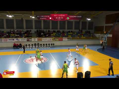 KK ORLOVIK NANSI - GRADINA MADI - A1 Liga KSBIH 2. Kolo