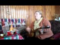 Грузинские народные песни под игру на пандури в горной деревне в Аджарии, Грузия ...