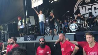 Ryan Key Singing Ready and Willing with New Found Glory Vans Warped Tour 2016