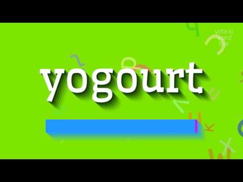 How to say "yogourt"! (High Quality Voices)