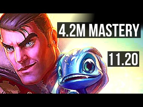 JAYCE vs FIZZ (MID) | 4.2M mastery, 1200+ games, 6/2/8 | NA Diamond | v11.20
